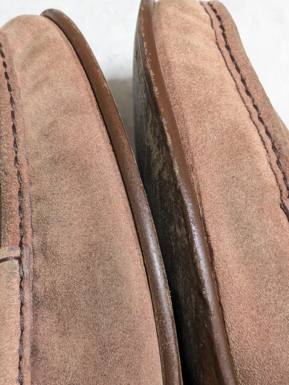 Gucci Brown Suede Horsebit Loafers - Men's US 10
